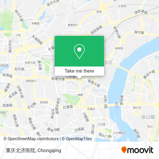 重庆北济医院 map