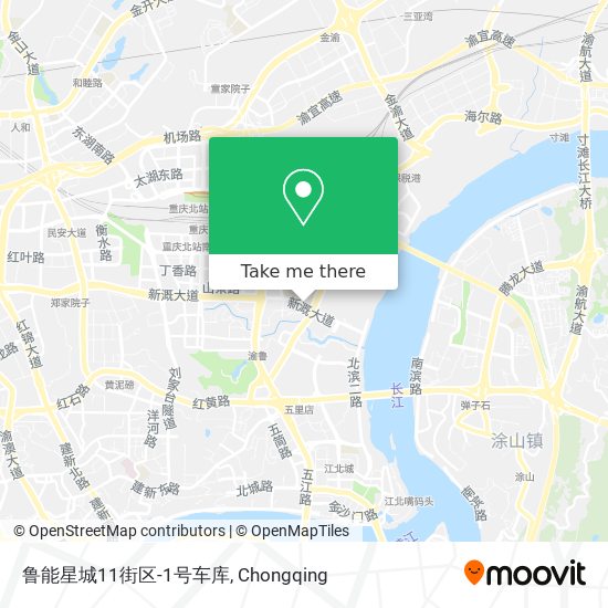 鲁能星城11街区-1号车库 map
