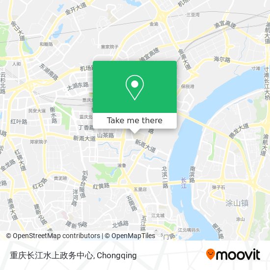 重庆长江水上政务中心 map