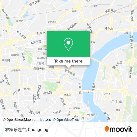 农家乐超市 map