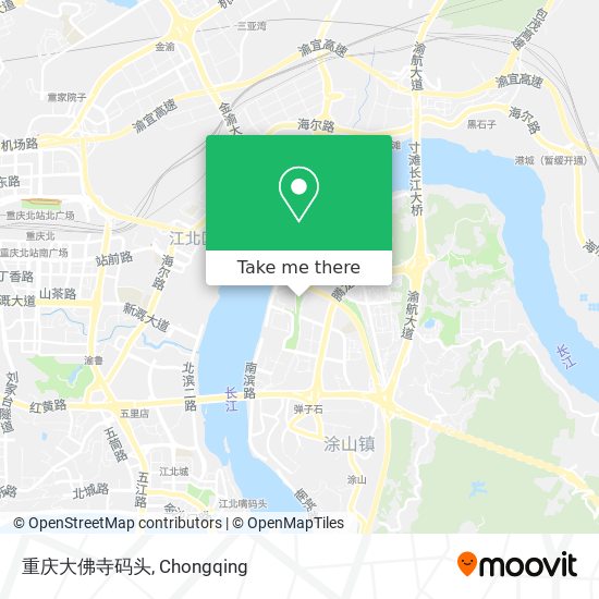 重庆大佛寺码头 map