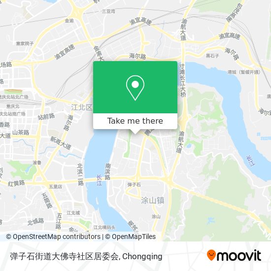 弹子石街道大佛寺社区居委会 map