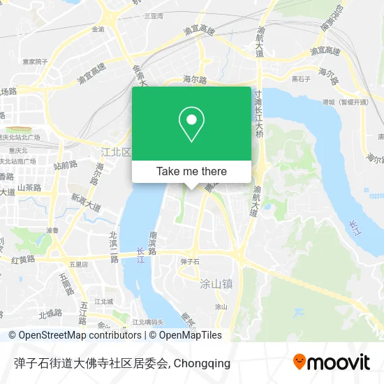弹子石街道大佛寺社区居委会 map