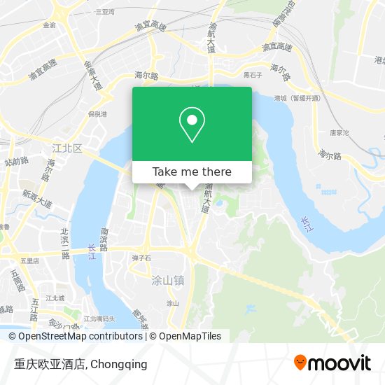 重庆欧亚酒店 map