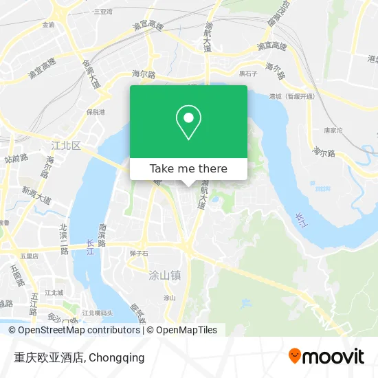 重庆欧亚酒店 map