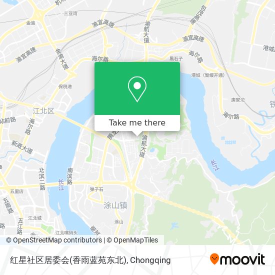 红星社区居委会(香雨蓝苑东北) map