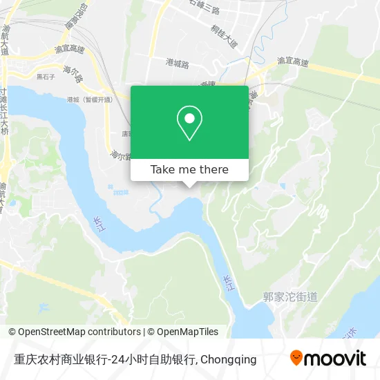 重庆农村商业银行-24小时自助银行 map