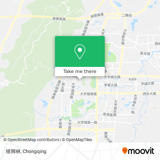 猪脚林 map