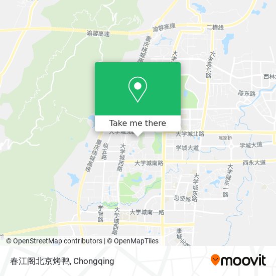 春江阁北京烤鸭 map