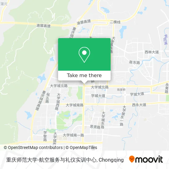 重庆师范大学-航空服务与礼仪实训中心 map