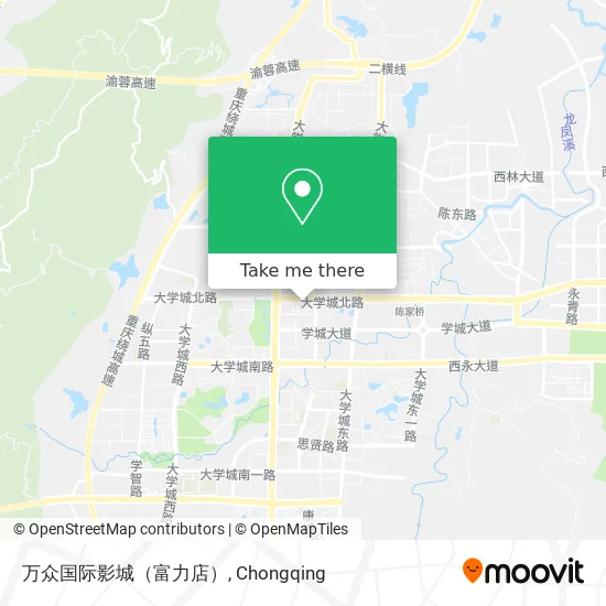 万众国际影城（富力店） map
