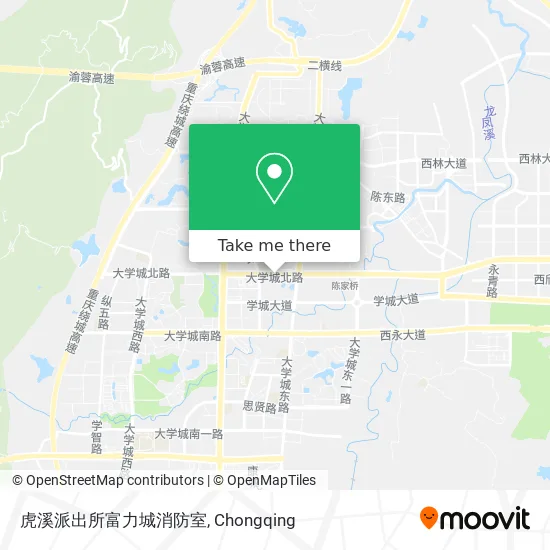 虎溪派出所富力城消防室 map