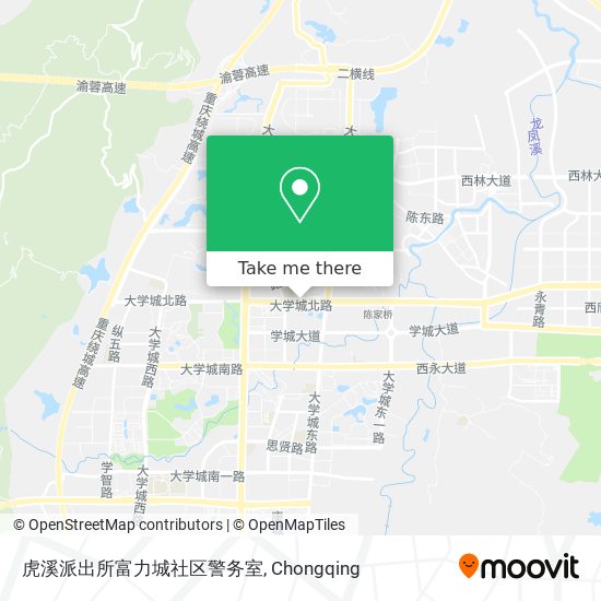 虎溪派出所富力城社区警务室 map