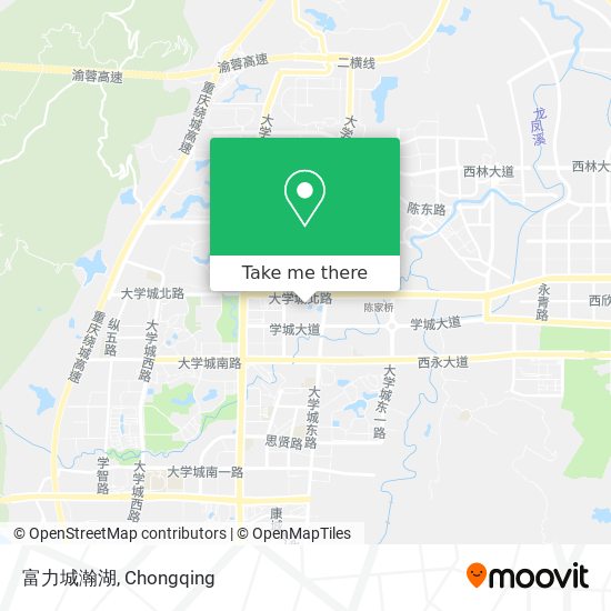 富力城瀚湖 map