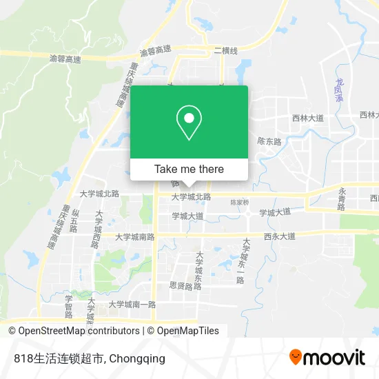818生活连锁超市 map