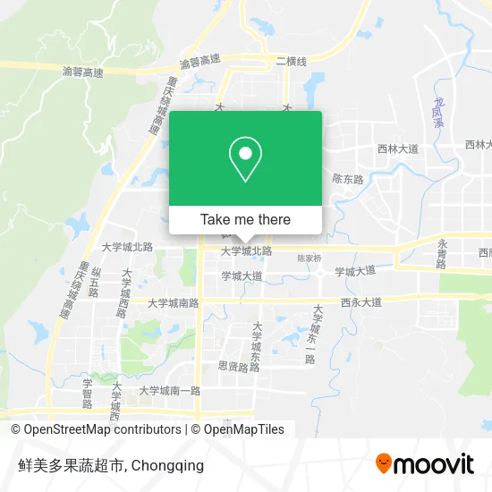 鲜美多果蔬超市 map