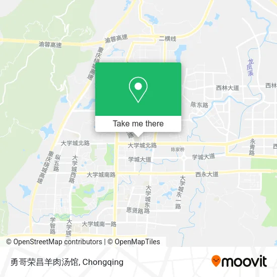 勇哥荣昌羊肉汤馆 map
