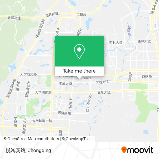 悦鸿宾馆 map