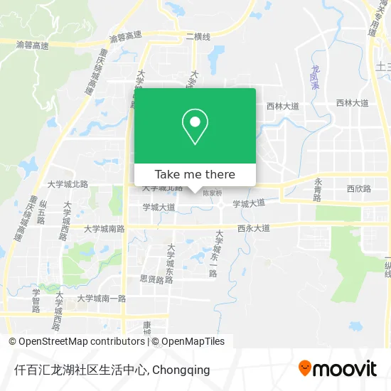 仟百汇龙湖社区生活中心 map