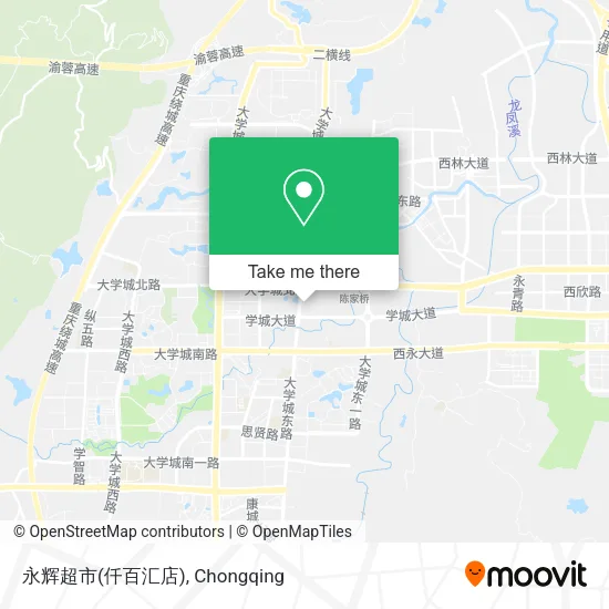 永辉超市(仟百汇店) map