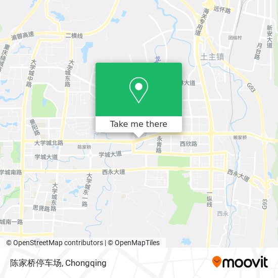 陈家桥停车场 map