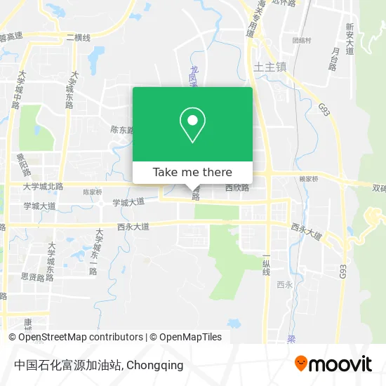 中国石化富源加油站 map