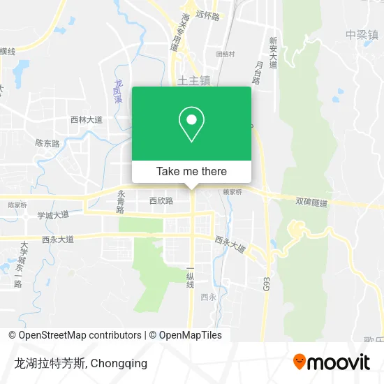 龙湖拉特芳斯 map