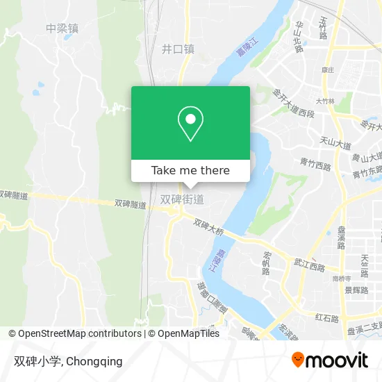 双碑小学 map