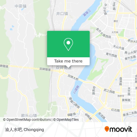 渝人水吧 map
