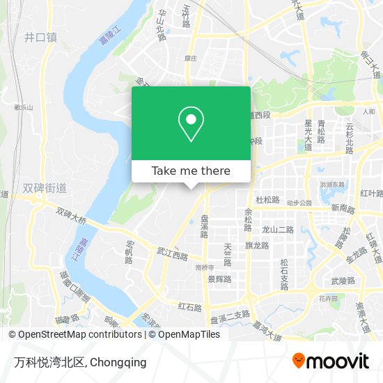 万科悦湾北区 map