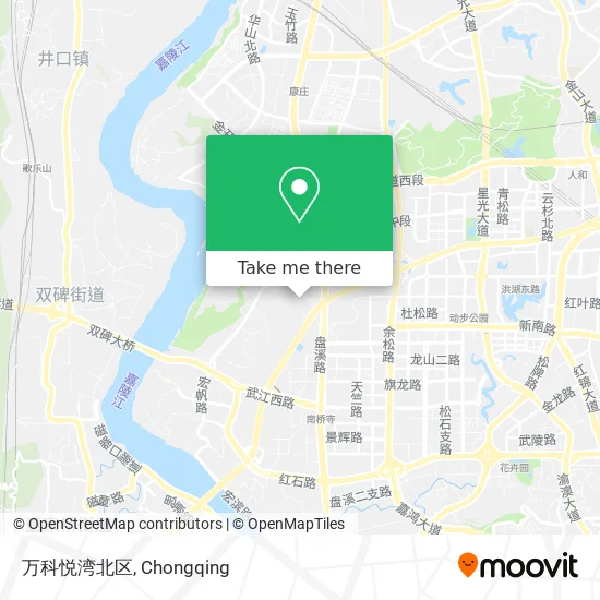 万科悦湾北区 map