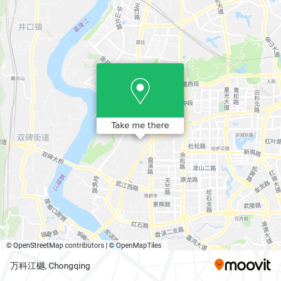 万科江樾 map