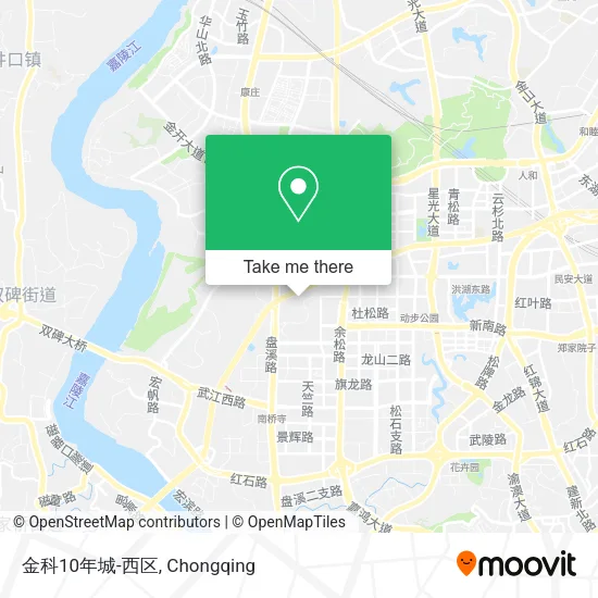 金科10年城-西区 map