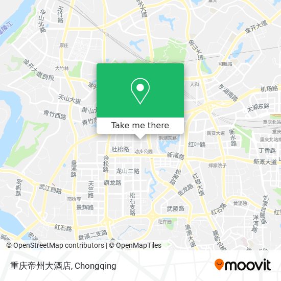 重庆帝州大酒店 map