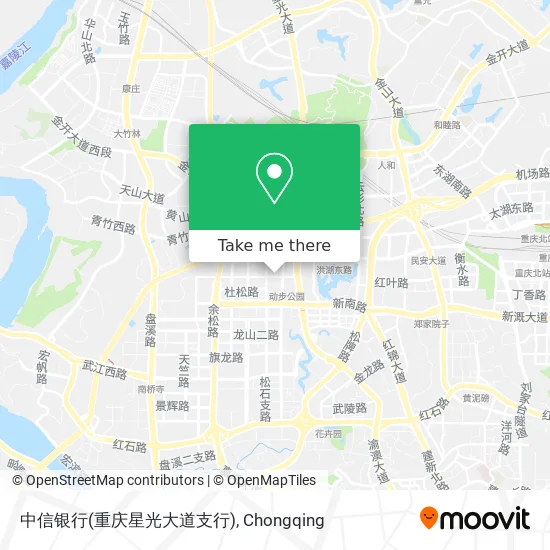 中信银行(重庆星光大道支行) map