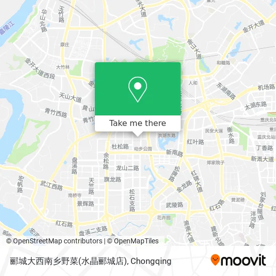郦城大西南乡野菜(水晶郦城店) map