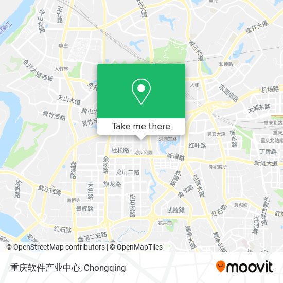 重庆软件产业中心 map