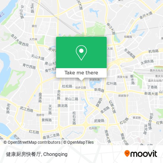 健康厨房快餐厅 map