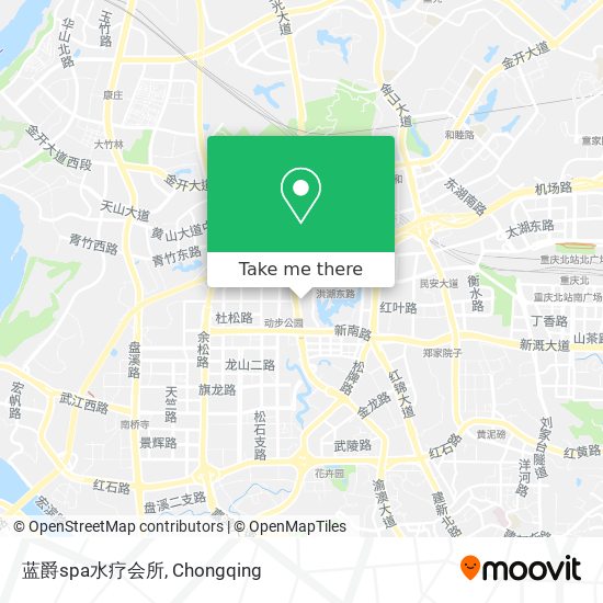 蓝爵spa水疗会所 map