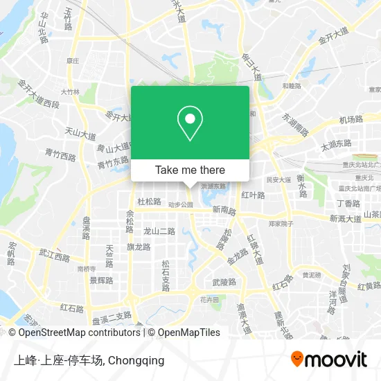 上峰·上座-停车场 map