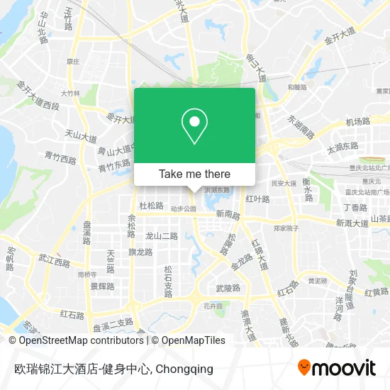 欧瑞锦江大酒店-健身中心 map