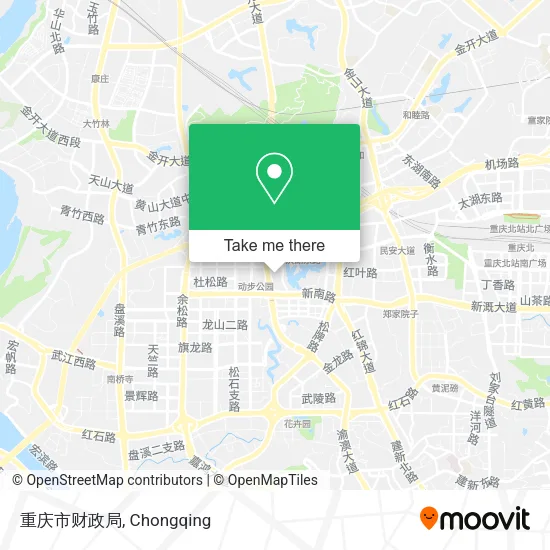 重庆市财政局 map