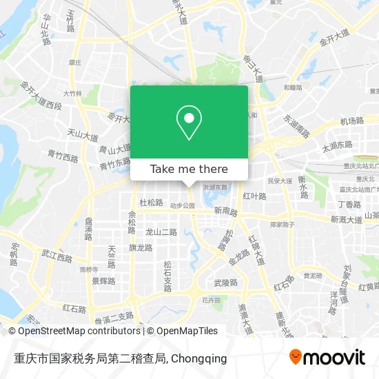 重庆市国家税务局第二稽查局 map