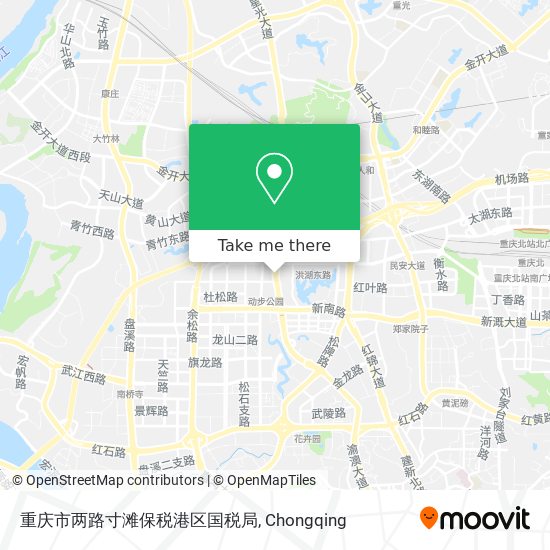 重庆市两路寸滩保税港区国税局 map