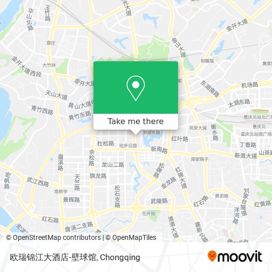 欧瑞锦江大酒店-壁球馆 map