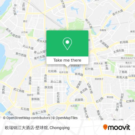 欧瑞锦江大酒店-壁球馆 map
