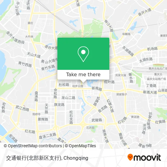 交通银行(北部新区支行) map