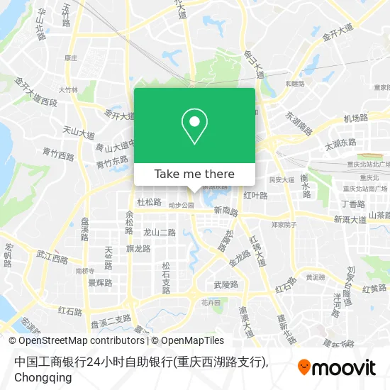 中国工商银行24小时自助银行(重庆西湖路支行) map