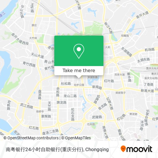 南粤银行24小时自助银行(重庆分行) map