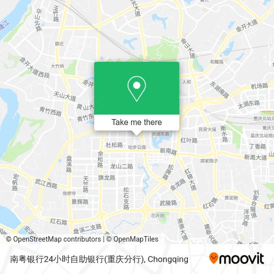南粤银行24小时自助银行(重庆分行) map